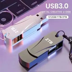 USB 3.0 고속 플래시 드라이브 512GB 1TB 2TB 메모리 스틱