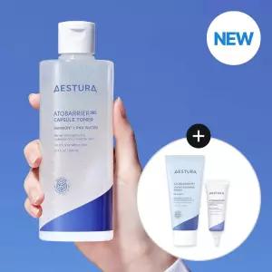 에스트라 아토베리어365 캡슐토너 300ml 기획 (+수딩크림 30ml+세라-히알 앰플 7ml)