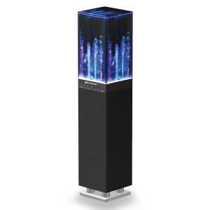 Emerson EHS-2001 댄싱 워터 라이트 타워 스피커 시스템 블루투스 및 FM 라디오 포함 LED 분수 조명 쇼가 있는 플로어 스탠딩 무선 크리스탈 클리어 사운드 스트리밍