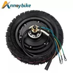 전동 스쿠터 허브 모터 10인치 52V60V1600W3000W 강력 브레이크 브러시리스 전기 자전거 교체용