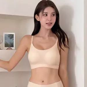 [/자체제작]패드고정형 쿨핏 픽미 브라 노와이어 심리스브라 스포츠 브라탑 여성속옷 편한 브라렛