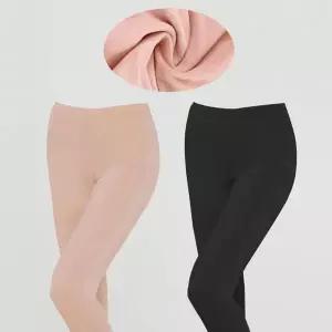 [제임스딘]제임스딘 여성내복바지 기모타이즈 보온내의 스킨색 9부 하의