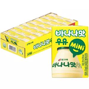 바나나맛우유 키즈 120ml x 24개