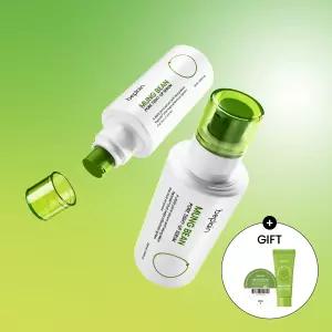 비플레인 녹두 모공 타이트업 세럼 30mlx2 (폼20ml+밀크밤3ml)
