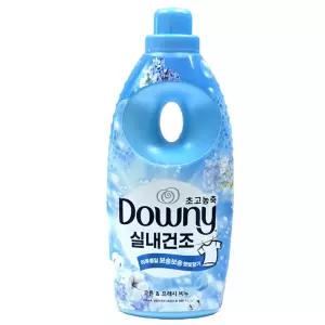 다우니 초고농축 섬유유연제 실내건조 - 코튼 앤 프레시 비누 1L 용기X1개 드럼일반겸용