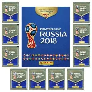2018 파니니 월드컵 축구 스티커 앨범 컬렉터 패키지 50매