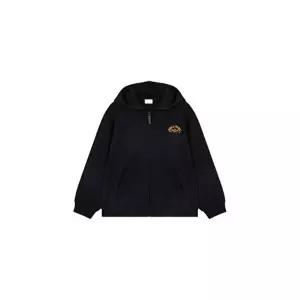 [폴햄키즈]겨울 공용 플리스 레귤러핏 기모 후드 집업PKG4TC3021 BK
