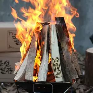 메사캠프 캠핑 장작 조선땔감 국산 참나무 화로대 불멍 10kg 1개 MNS