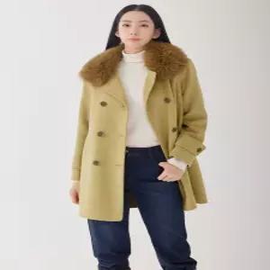핸드메이드 폭스퍼 울블렌디드 반코트 LFLCOA05_OL