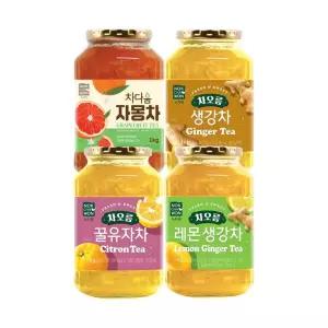 차오름 액상차 4종 1kg 1+1 (유자/레몬생강/생강/자몽)