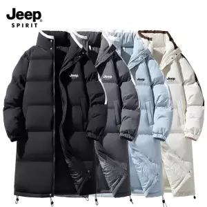 지프 JEEP SPIRIT 정품 남녀공용 롱패딩 벤치파카 롱점퍼 루즈핏 JS8123