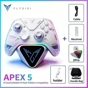 플라이디지 아펙스6 프로 게임패드 APEX6 단품 Pro 컨트롤러 Flydigi 화이트