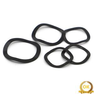 10/50pcs DIN137B M3 M10 블랙 스틸 65MN 웨이브 와셔 스프링