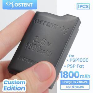 OSTENT 실제 용량 1800mAh 3.6V 리튬 충전식 배터리 소니 호환호환 PSP 1000 교체용