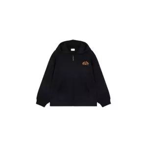 [폴햄키즈] 겨울 공용 플리스 레귤러핏 기모 후드 집업PKG4TC3021 BK