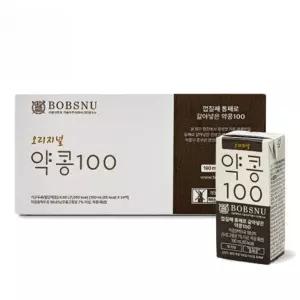 밥스누 오지리널 껍질째 통째로 약콩100 190ml 24팩