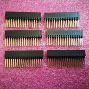 10 개/몫 2.54mm 피치 2x20 핀 40 암 이중 행 긴 헤더 스트립 PC104