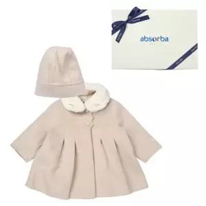 [갤러리아] (압소바출산,백일,돌,아기겨울점퍼,유아코트)하린핸드메이드코트(보넷)(AB2674JT03)