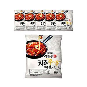 석관동 치즈쭈욱 떡볶이 420g, 6개