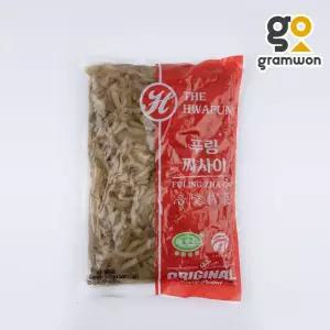 짜사이 1KG 화풍 절임반찬 짜차이 사천 무침 곁들임 중국 단무지 무절임