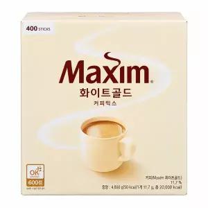 맥심 동서식품 화이트골드 커피믹스 400T