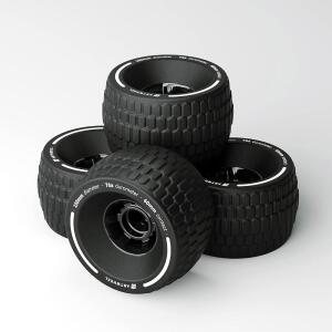 ANTWHEEL 전지형 롱보드 휠 100MM 전기 스케이트보드 78A 고탄성 우레탄