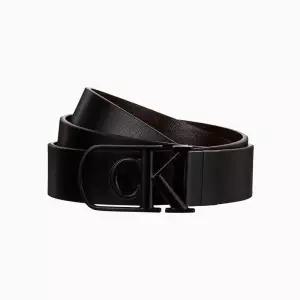 캘빈클라인 진 CALVIN KLEIN JEANS cK 커브드 모노그램 로고 버클 32mm 벨트 4D7021G YG1 4D7021GYG1 12467