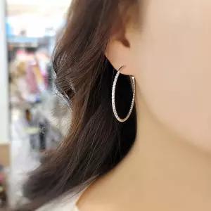 SN 볼라레 웨이브컷팅 파이프은침링귀걸이 2color SSS899 23