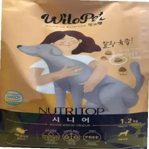 윌로펫 뉴트리탑 시니어 강아지도그 반려견사료 1.2kg