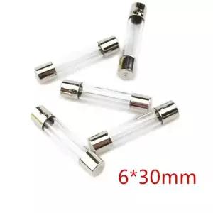블로우 유리 튜브 퓨즈 6x30mm 250V 0.1A 10/20/로트