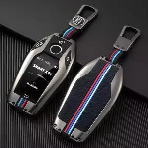 자동차 전체 키 케이스 LED 디스플레이 BMW 호환 5 7 시리즈 G11 G12 G30 G31 G32 i8 I12 I15 G01 X3 G02 X