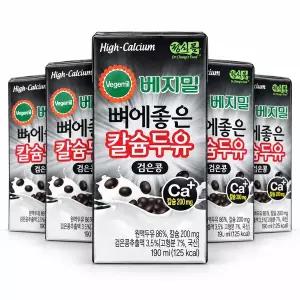 베지밀 뼈에좋은 칼슘두유 검은콩 190ml x 72개
