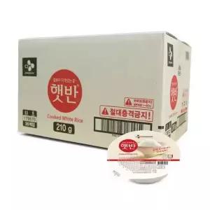 CJ 햇반 둥근햇반 210g x 36 {QHJ}