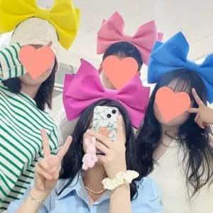 (올핀)리본머리띠 대왕 인생네컷 소품 왕리본 놀이공원