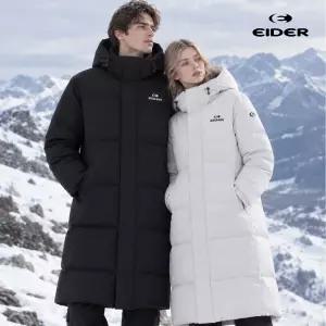 아이더 최초가 465,000원 제타 2.6 공용 롱패딩 롱다운 벤치다운 기본롱패딩 DUW26591