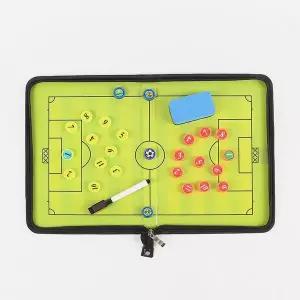[하프클럽/]지퍼형 축구 작전판/자석말 마카펜 지우개구성 전술판