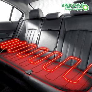 베이직 극세사 겨울 뒷좌석 열선시트커버