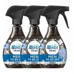 페브리즈 포맨 섬유탈취제 쿨 아쿠아 향 용기 370mlx3개