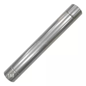 125mm 단관1M /두께0.5mm 스텐연통 화목난로 벽난로 연도 파이