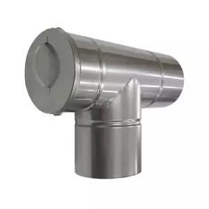 125mm 캡티(실내청소용) /두께0.5mm 스텐연통 화목난로 벽난로 연도 파이