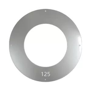 평판가림막 원형 125mm /두께0.5mm 스텐연통 화목난로 벽난로 연도 파이