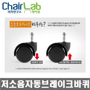 의자바퀴 싯브레이크 우레탄 캐스터 의자부품 고정 이동 시디즈 브레이크바퀴 소파 테이블