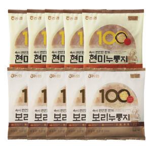 농협식품 현미누룽지(150gX5개) + 보리누룽지(150gX5개)/식사대용/간식