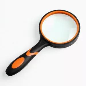 휴대용 대형 10cm 돋보기 아동 관찰학습 독서 확대경