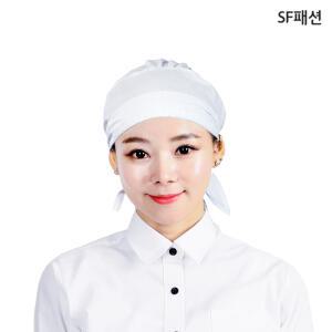 리본 모자 위생모 두건 조리 요리 배식 취사 식당