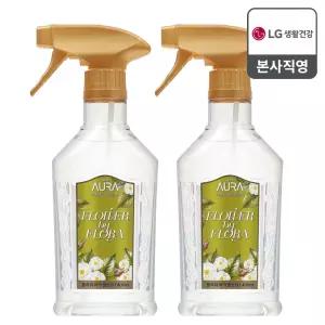 아우라 섬유향수 플라워바이플로라 400mL x2
