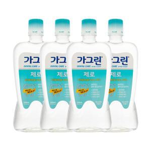 동아제약 가그린 제로 250ml 4개