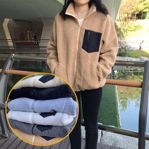 남녀공용 양털 후리스 뽀글이점퍼 플리스 집업자켓 6컬러