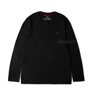 타미힐피거 09T3118 롱슬리브 긴팔티 블랙
