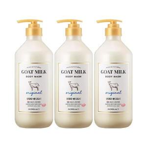 샤워메이트 산양유 오리지널 바디워시 800ml, 3개